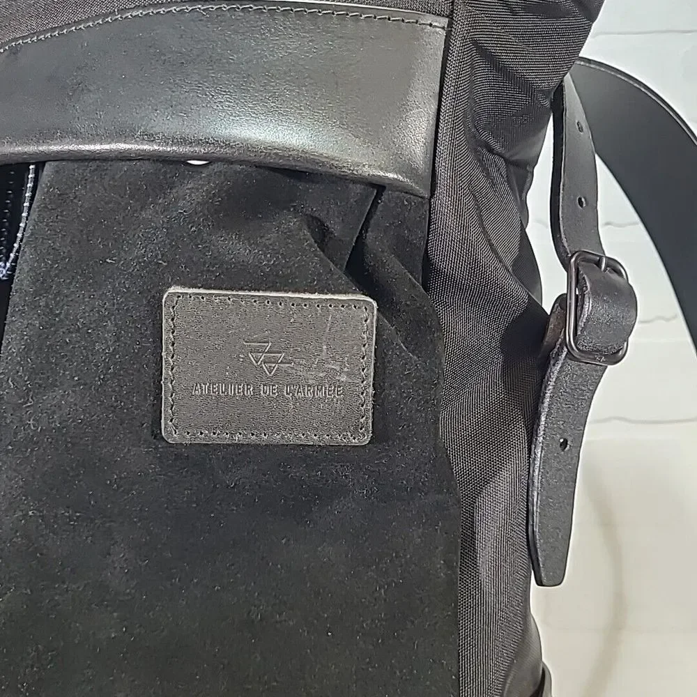Atelier de L'Armee Blackpack‎ Black Canvas/Leather/Suede